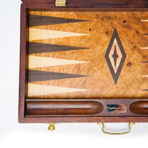 Joc de Table din Lemn de Măslin - handmade