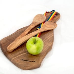 Set tocător & 2 ustensile bucătărie 32 cm