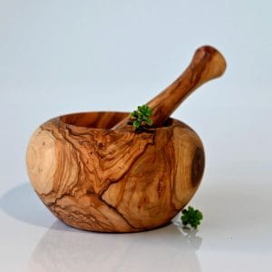 Mojar din lemn de măslin – 18 cm