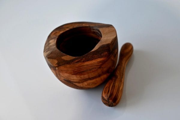 Mojar din lemn de măslin – 14 cm - imagine 2