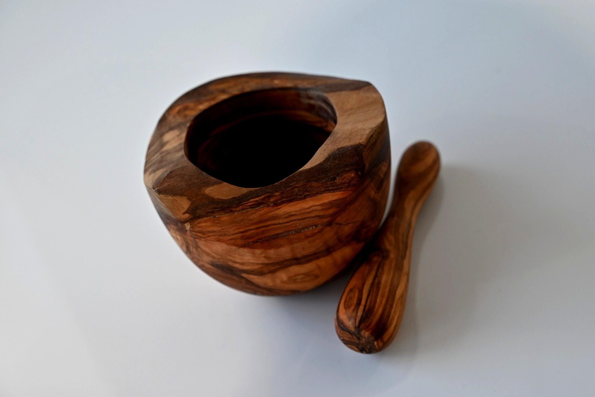 mojar lemn masilin 14 cm olive 2 mojar lemn masilin 14 cm olive 2